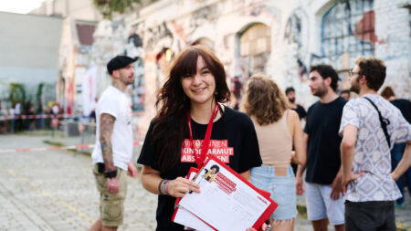 Mitarbeiterin der Volkshilfe